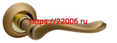 Ручка Fuaro (Фуаро) раздельная R.RM54.GRAZIA (GRAZIA RM) AB/GP-7 бронза/золото Ручка Fuaro (Фуаро) раздельная R.RM54.GRAZIA (GRAZIA RM) AB/GP-7 бронза/золото