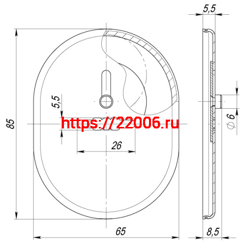 Накладка Fuaro (Фуаро) на сувальдный замок ESC.S-lift.SF/OV.476 (ESC 476) с шторкой СР хром фото 3 Накладка Fuaro (Фуаро) на сувальдный замок ESC.S-lift.SF/OV.476 (ESC 476) с шторкой СР хром фото 3
