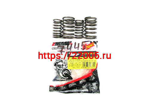Пружины клапанов головки цилиндра 139QMB 50cc (комплект 4 штуки) TMMP Пружины клапанов головки цилиндра 139QMB 50cc (комплект 4 штуки) TMMP