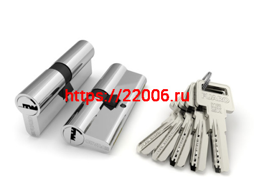 Цилиндровый Fuaro (Фуаро) механизм R600/80 mm (35+10+35) CP хром 5 кл. Цилиндровый Fuaro (Фуаро) механизм R600/80 mm (35+10+35) CP хром 5 кл.