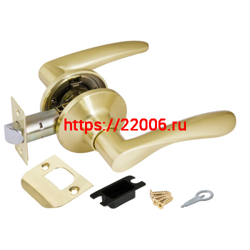 Ручка Punto (Пунто) защелка DK620 SB-PS (6020 SB-P) (без фик.) мат. золото Ручка Punto (Пунто) защелка DK620 SB-PS (6020 SB-P) (без фик.) мат. золото