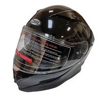 Шлем интеграл COBRA EC H153, черный глянцевый, с очками, размер XL