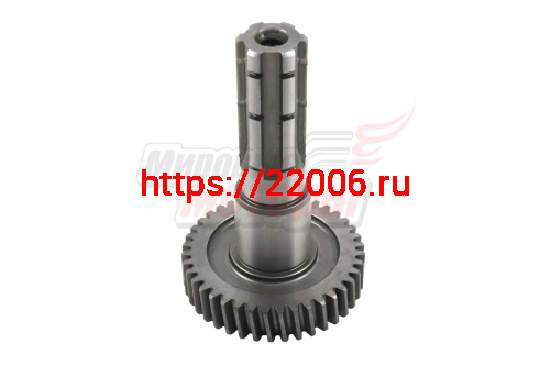Вал ведомый КПП 1P57F (150cc c реверсом) Вал ведомый КПП 1P57F (150cc c реверсом)