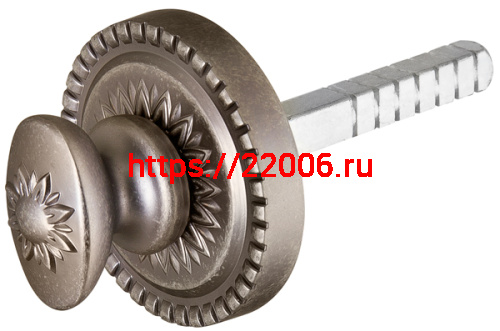 Ручка Armadillo (Армадилло) поворотная BKW8.R.CL55 (BKW8/CL) AS-9 античное серебро Ручка Armadillo (Армадилло) поворотная BKW8.R.CL55 (BKW8/CL) AS-9 античное серебро