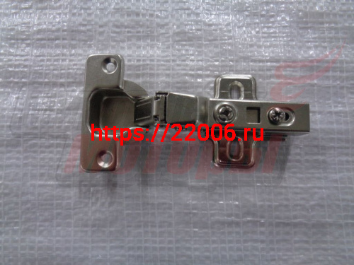 Петля полунакладная Clip-On с доводчиком (90g±3) Петля полунакладная Clip-On с доводчиком (90g±3)