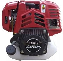 Двигатель LIFAN  1,5 л.с. 139F-2 (34,6сс, 1,5 л.с., 0.9квт 4х такт.) (мотокосы, мотобуры и т.д.)