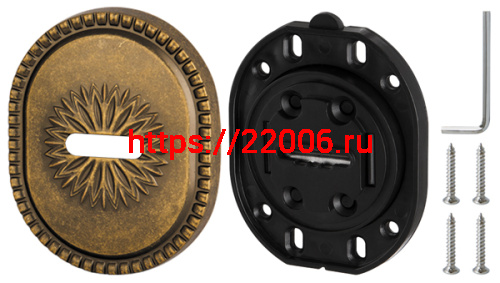 Накладка Armadillo (Армадилло) на сувальдный замок ESC.S-auto.CL/OV (PS-DEC CL / ATC Protector 1) OB-13 античная бронза фото 4 Накладка Armadillo (Армадилло) на сувальдный замок ESC.S-auto.CL/OV (PS-DEC CL / ATC Protector 1) OB-13 античная бронза фото 4
