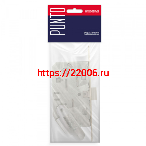 Защелка Punto (Пунто) врезная PL96WC-50 SSC (сатин.хром) фото 2 Защелка Punto (Пунто) врезная PL96WC-50 SSC (сатин.хром) фото 2