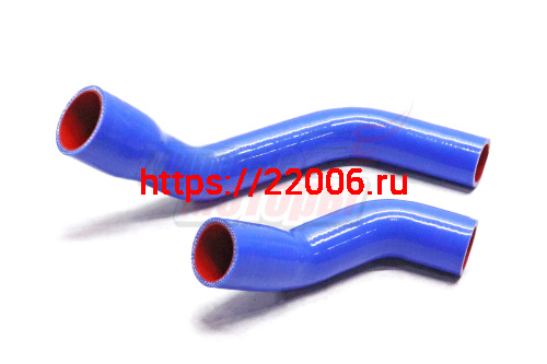 Патрубки радиатора ГАЗель Бизнес силикон.,синие,армир.,комп.2 шт. L430/255мм,d40/38.50/38мм(HH002-2) Патрубки радиатора ГАЗель Бизнес силикон.,синие,армир.,комп.2 шт. L430/255мм,d40/38.50/38мм(HH002-2)