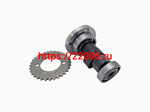 Распредвал TTR-250 166FMM сборе со звездочкой Распредвал TTR-250 166FMM сборе со звездочкой
