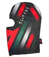 Подшлемник ГРАФИКА (импорт) трикотажный,вырез для глаз,"полоски красная-зеленая-белая"YK7716