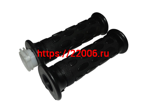 Ручка руля правая (газа) TRICKLER в сборе (с резинкой) + ручка левая (резиновая) (45050016+45060016) Ручка руля правая (газа) TRICKLER в сборе (с резинкой) + ручка левая (резиновая) (45050016+45060016)