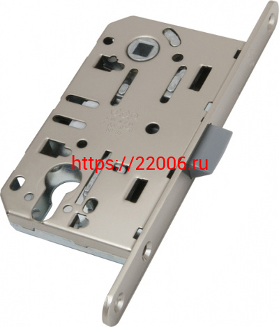 Корпус замка AGB (АГБ) под цил. MEDIANA EVOLUTION B01103.50.34.567 с отв. планкой B01000.13 (мат хром) фото 2 Корпус замка AGB (АГБ) под цил. MEDIANA EVOLUTION B01103.50.34.567 с отв. планкой B01000.13 (мат хром) фото 2