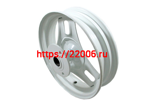 Диск колеса 10" Honda Dio передний, штампованный, дисковый тормоз Диск колеса 10" Honda Dio передний, штампованный, дисковый тормоз
