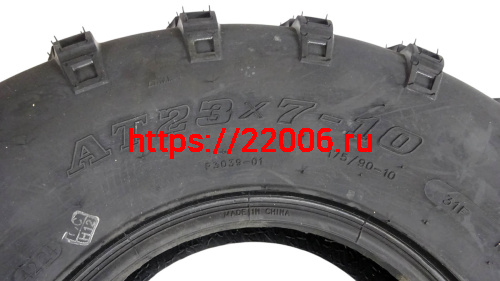 Покрышка ATV 10" 23 х 7.00 - 10 (Р3039) без камеры, ЕЛОЧКА WANDA фото 4