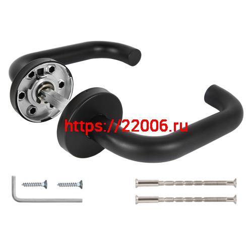 Ручка Fuaro (Фуаро) раздельная R.DSS201-0203/19 (DSS-0203/19) (INOX 201) BLACK фото 2 Ручка Fuaro (Фуаро) раздельная R.DSS201-0203/19 (DSS-0203/19) (INOX 201) BLACK фото 2