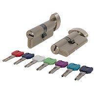 Цилиндровый Punto (Пунто) механизм MaxPro7002Knob80mm(30+10+40) SN никель 7key с вертушкой