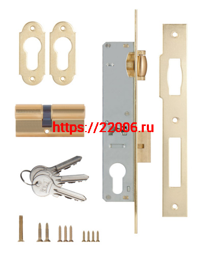 Замок Kale kilit (Кале килит) врезной цилиндровый узкопроф.155 (20 mm) (латунь) 3 кл. фото 2 Замок Kale kilit (Кале килит) врезной цилиндровый узкопроф.155 (20 mm) (латунь) 3 кл. фото 2
