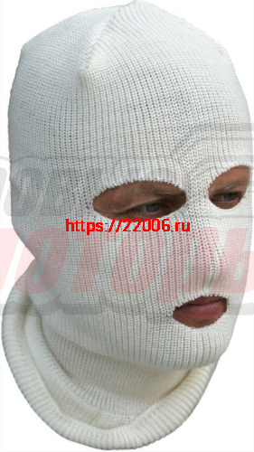 Балаклава лыжная "Очки" белая (706-3) ХСН Балаклава лыжная "Очки" белая (706-3) ХСН